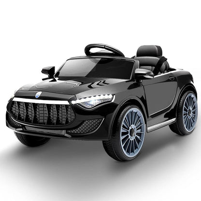 Rigo Kids Ride On Car Electric Toys 12V Battery Remote Control Black MP3 LED