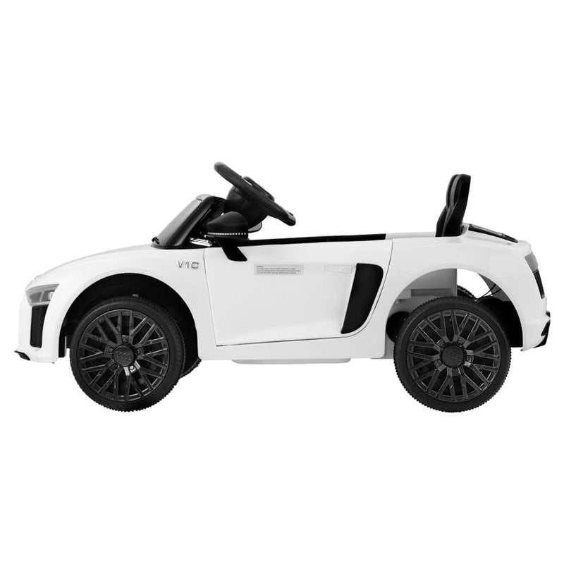 Kids Ride On Car Audi R8 Licensed Sports Electric Toy Cars White