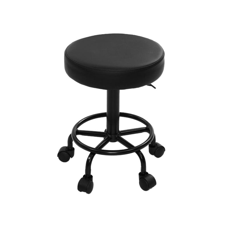 Artiss 2x Salon Stool Round Swivel Chair