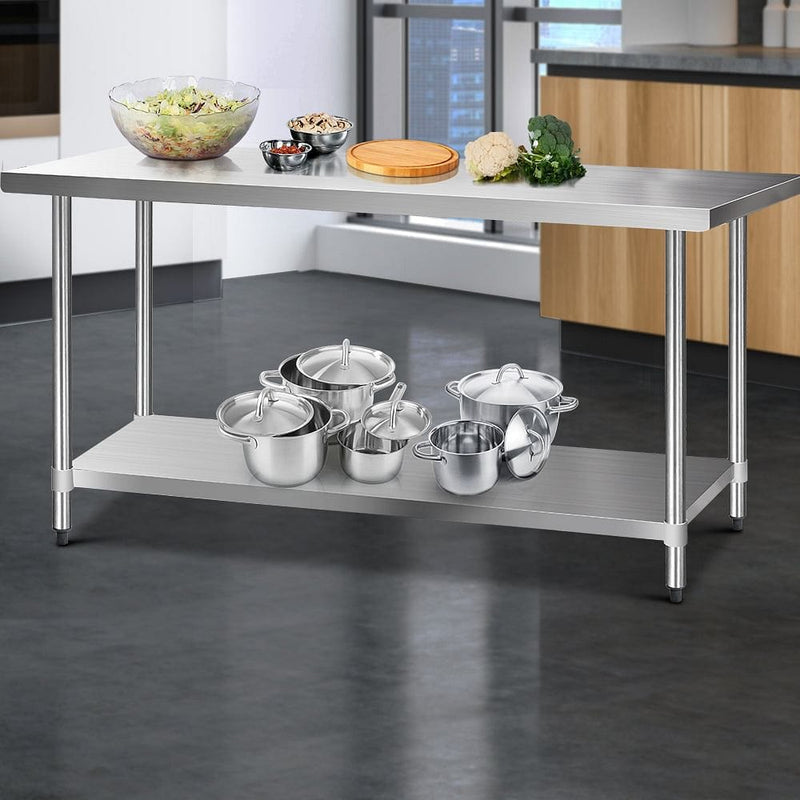 Cefito 1829x760mm�Stainless Steel Kitchen Bench 430