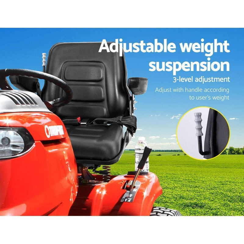 Giantz Tractor Seat Forklift Excavator Universal Suspension Armrest Truck Chair