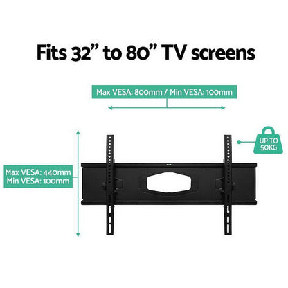 Artiss TV Wall Mount Bracket for 32"-80" LED LCD Full Motion Dual Strong Arms
