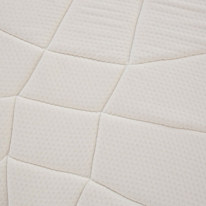 Sleepy Panda Mattress 5 Zone Pocket Spring EuroTop Medium Firm 30cm Thickness - King Single - White  Grey  Blue