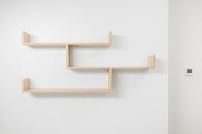ZURICH MULTI LEVEL SHELF KIT (OAK)