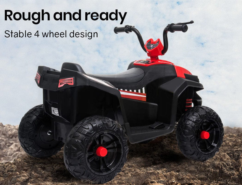 ROVO KIDS Electric Ride-On ATV Quad Bike Toy Boys Toddler Battery Motorised Car
