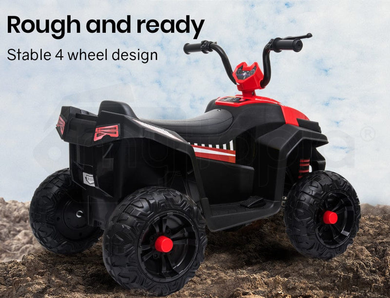 ROVO KIDS Electric Ride-On ATV Quad Bike Toy Boys Toddler Battery Motorised Car