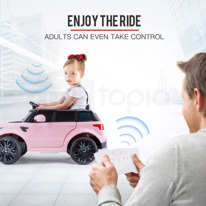 ROVO KIDS Ride-On Car Electric Battery Childrens Toy Powered w/ Remote 12V Pink