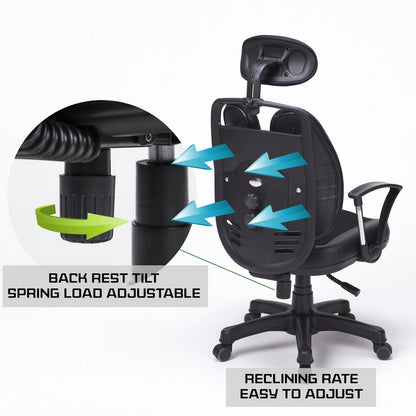 Ergonomic Korean Office Chair SUPERB GREEN