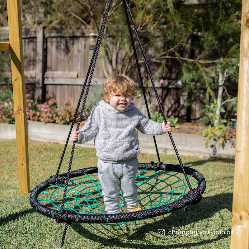 Lifespan Kids Oakley Swing Set with 1.2m Spidey Web Swing