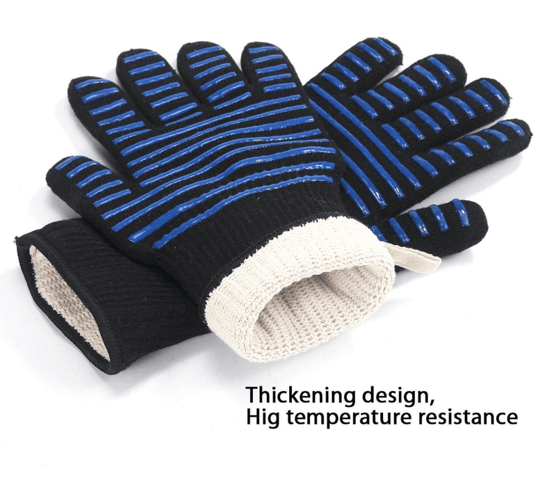 1 Pair Heat Proof Glove blue