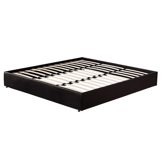 PU Leather King Bed Ensemble Frame