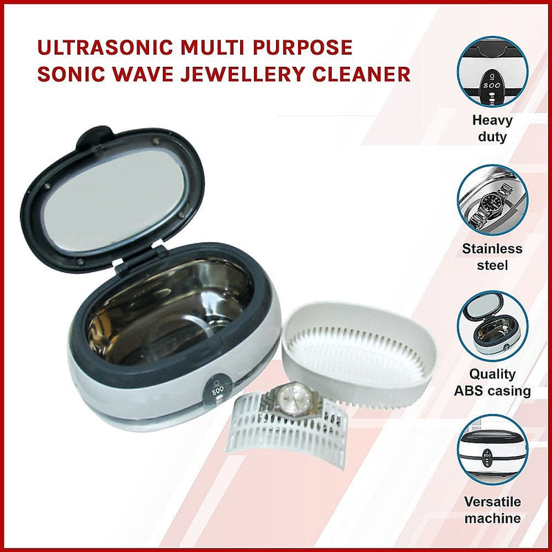 Ultrasonic Multi Purpose Sonic Wave Jewellery Cleaner