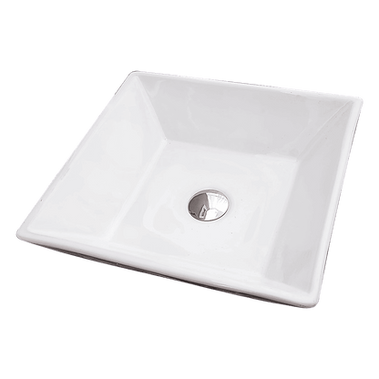 Bathroom Ceramic Rectangular Above Countertop Basin for Vanity