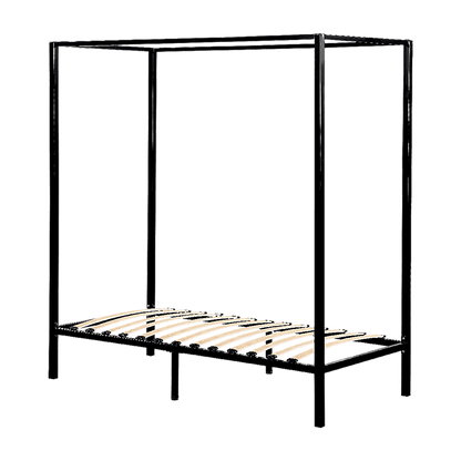 4 Four Poster Single Bed Frame