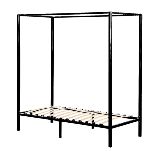 4 Four Poster Single Bed Frame