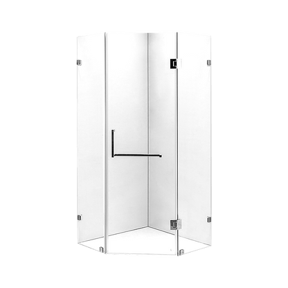 900 x 900mm Frameless 10mm Glass Shower Screen By Della Francesca
