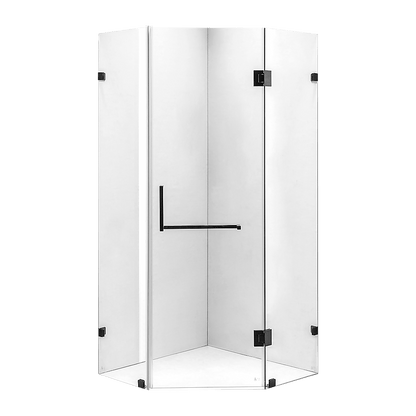 1000 x 1000mm Frameless 10mm Glass Shower Screen By Della Francesca