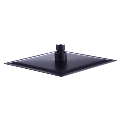 200mm Shower Head Square 304SS Electroplated Matte Black Finish