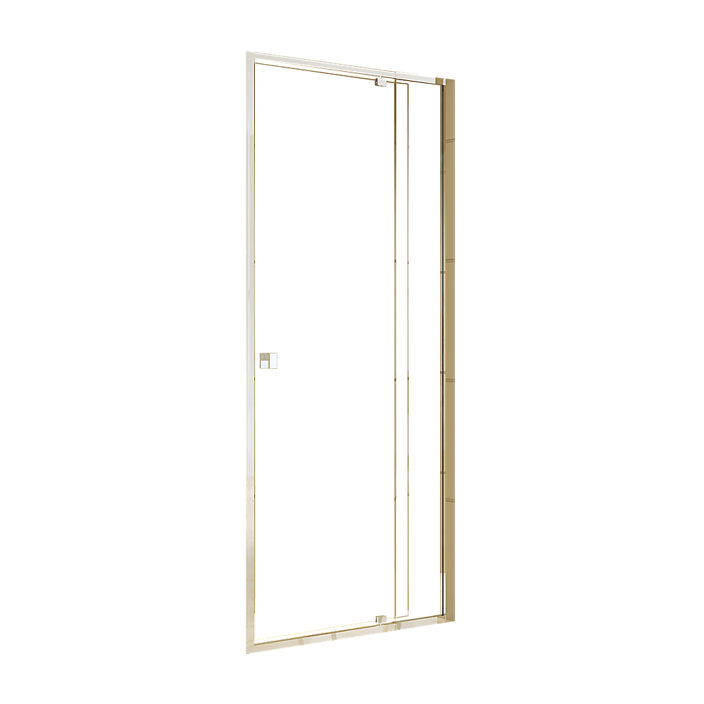 Adjustable Semi Frameless Shower Screen (82~90) x 195cm Australian Safety Glass