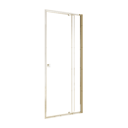Adjustable Semi Frameless Shower Screen (82~90) x 195cm Australian Safety Glass