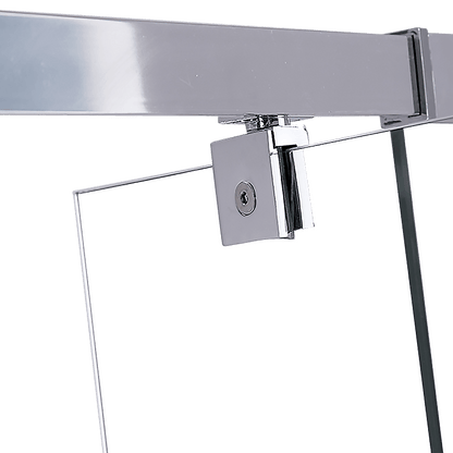 Semi Frameless Shower Screen (74~82)x 195cm & (77~80)x 195cm Side AS/NZS Glass