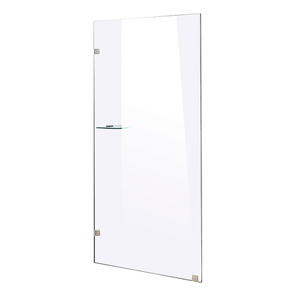 800 x 2000mm Frameless 10mm Safety Glass Shower Screen