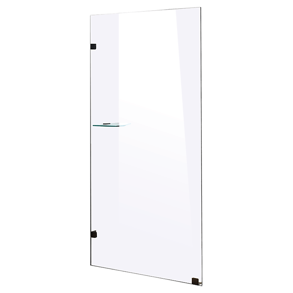 800 x 2000mm Frameless 10mm Safety Glass Shower Screen