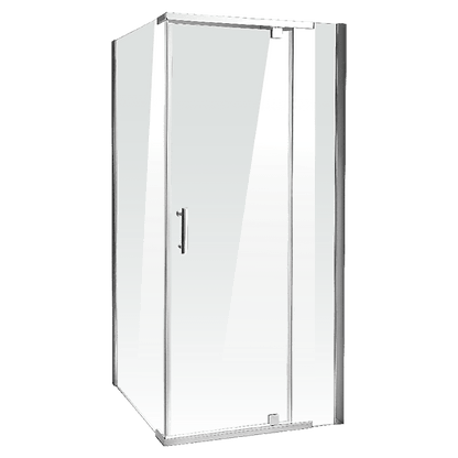 Shower Screen 1000x800x1900mm Framed Safety Glass Pivot Door By Della Francesca