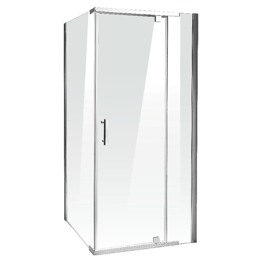 Shower Screen 1000x800x1900mm Framed Safety Glass Pivot Door By Della Francesca