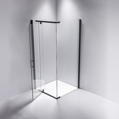 Shower Screen 1000x1000x1900mm Framed Safety Glass Pivot Door By Della Francesca
