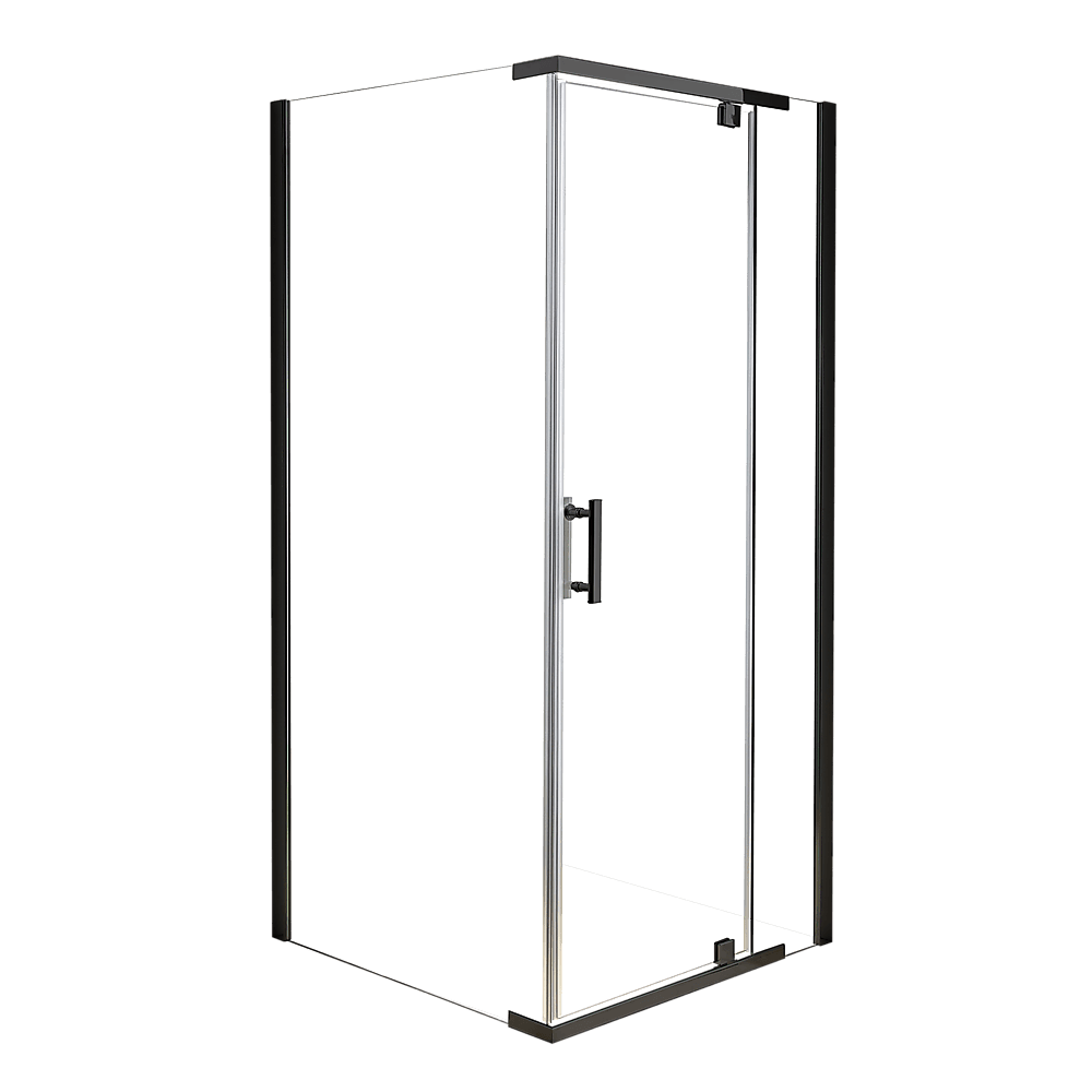 Shower Screen 1000x1000x1900mm Framed Safety Glass Pivot Door By Della Francesca