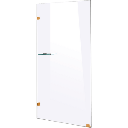 700 x 2000mm Frameless 10mm Safety Glass Shower Screen