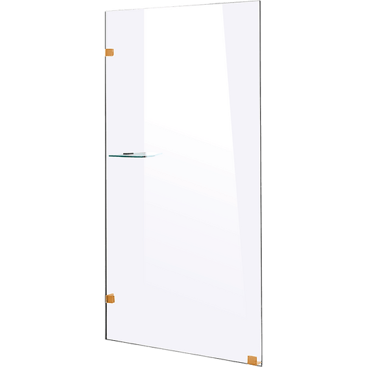 700 x 2000mm Frameless 10mm Safety Glass Shower Screen