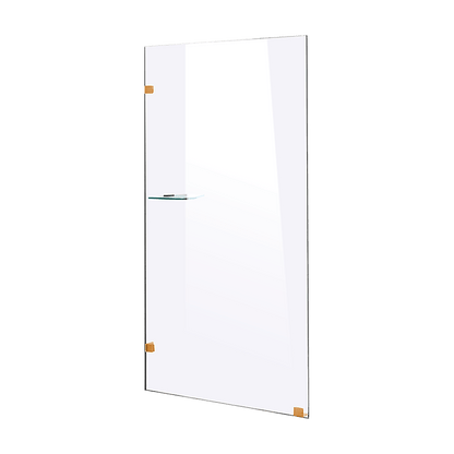 800 x 2000mm Frameless 10mm Safety Glass Shower Screen