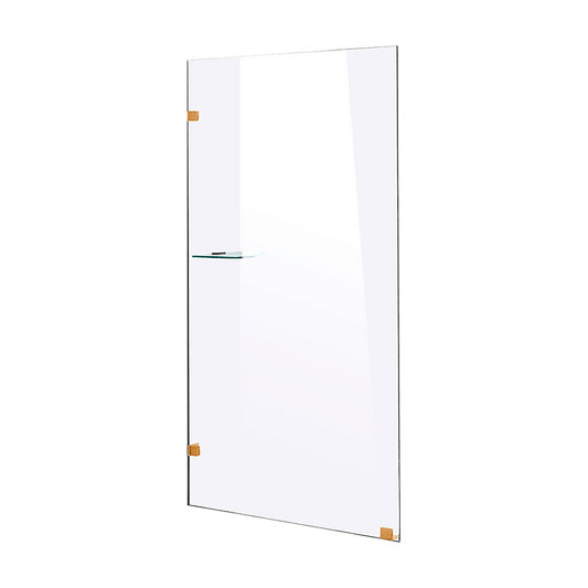 800 x 2000mm Frameless 10mm Safety Glass Shower Screen