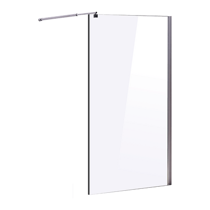 1100 x 2000mm Frameless 10mm Safety Glass Shower Screen