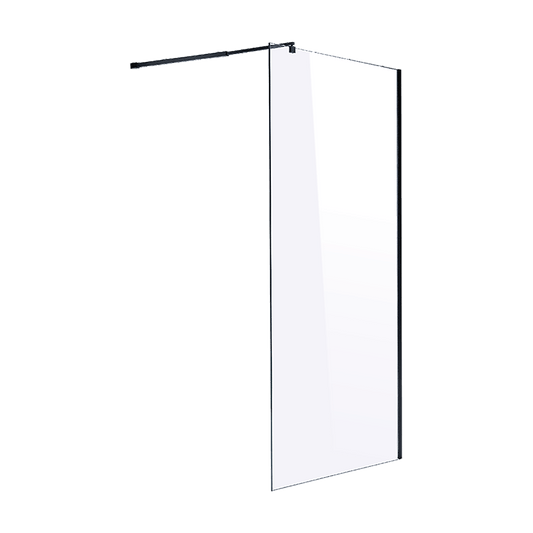 1100 x 2000mm Frameless 10mm Safety Glass Shower Screen