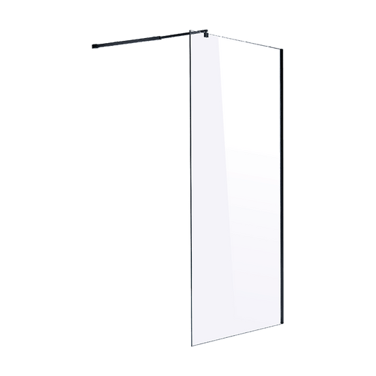 1000 x 2100mm Frameless 10mm Safety Glass Shower Screen