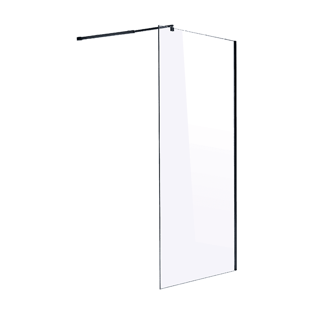 1000 x 2000mm Frameless 10mm Safety Glass Shower Screen