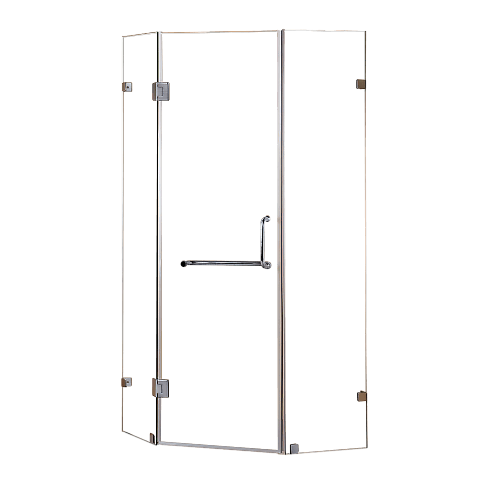 900 x 900mm Frameless 10mm Glass Shower Screen By Della Francesca