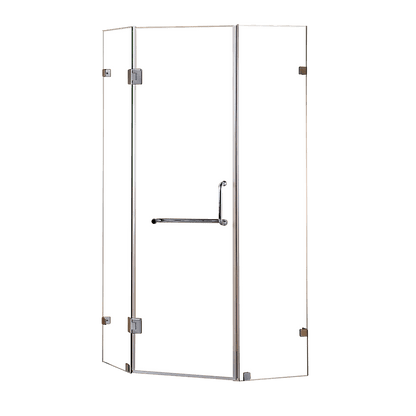 900 x 900mm Frameless 10mm Glass Shower Screen By Della Francesca
