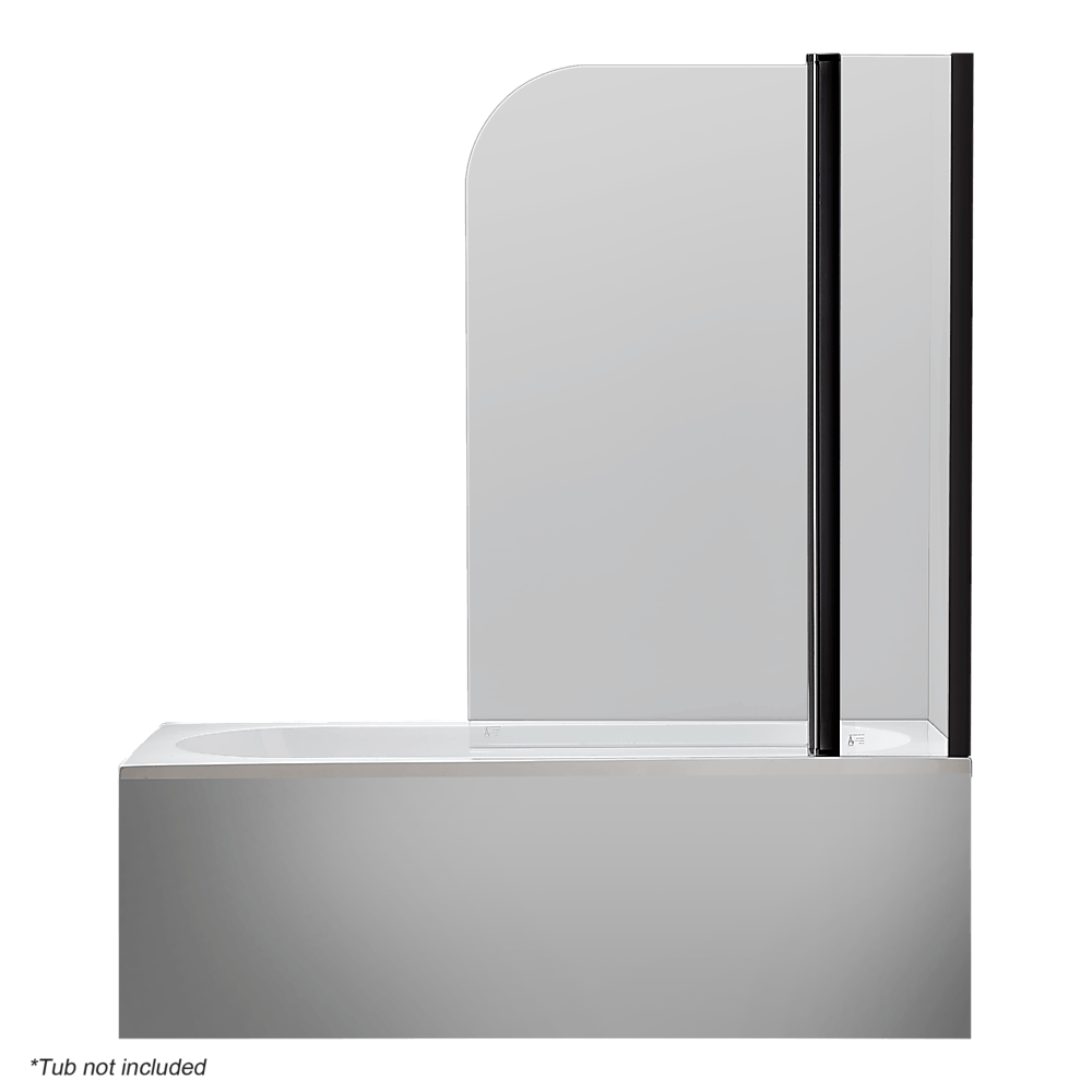 180 Degree Pivot Door 6mm Safety Glass Bath Shower Screen 1200x1400mm By Della Francesca