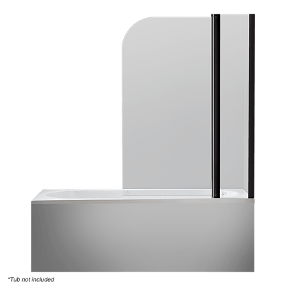 180 Degree Pivot Door 6mm Safety Glass Bath Shower Screen 1200x1400mm By Della Francesca