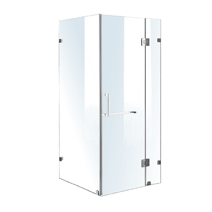 1000 x 1000mm Frameless 10mm Glass Shower Screen By Della Francesca