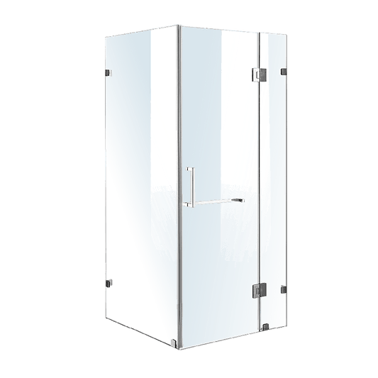 1000 x 1000mm Frameless 10mm Glass Shower Screen By Della Francesca