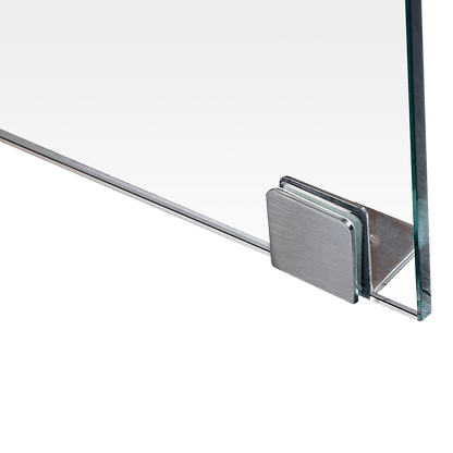 1000 x 1000mm Frameless 10mm Glass Shower Screen By Della Francesca