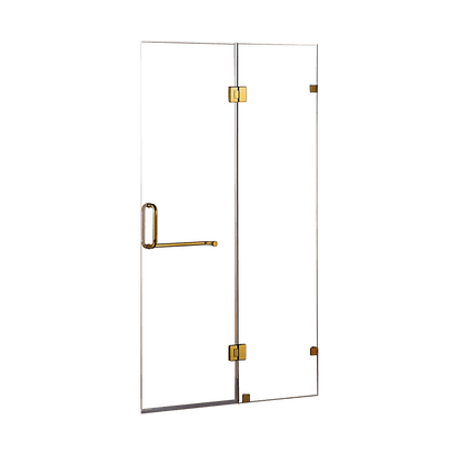 100 x 200cm Wall to Wall Frameless Shower Screen 10mm Glass By Della Francesca