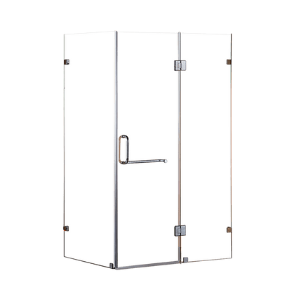 1200 x 900mm Frameless 10mm Glass Shower Screen By Della Francesca