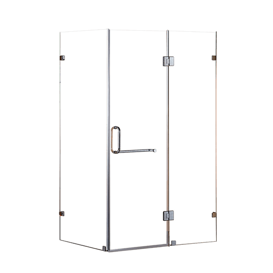 1200 x 900mm Frameless 10mm Glass Shower Screen By Della Francesca