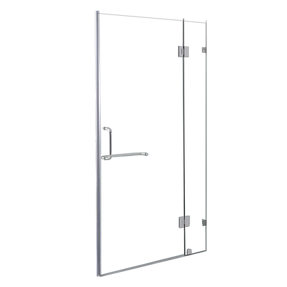 100 x 200cm Wall to Wall Frameless Shower Screen 10mm Glass By Della Francesca